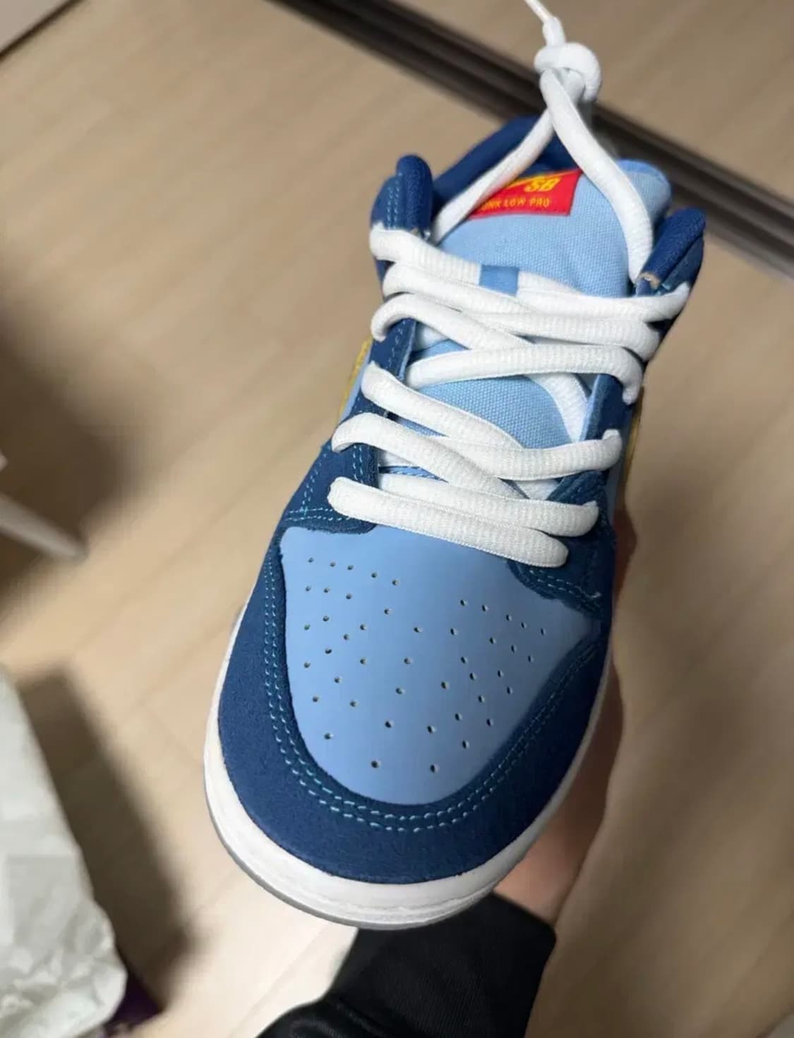 (260)나이키 x 와이 쏘 새드? SB 덩크 로우 프로 코스탈 블루 상품이미지2