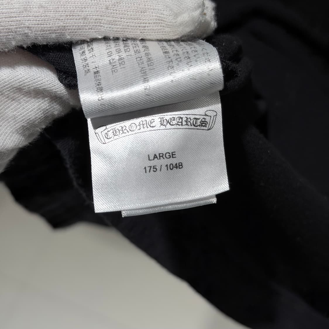 (A / L) / 크롬하츠 스크롤 로고 블랙 롱슬리브 상품이미지9