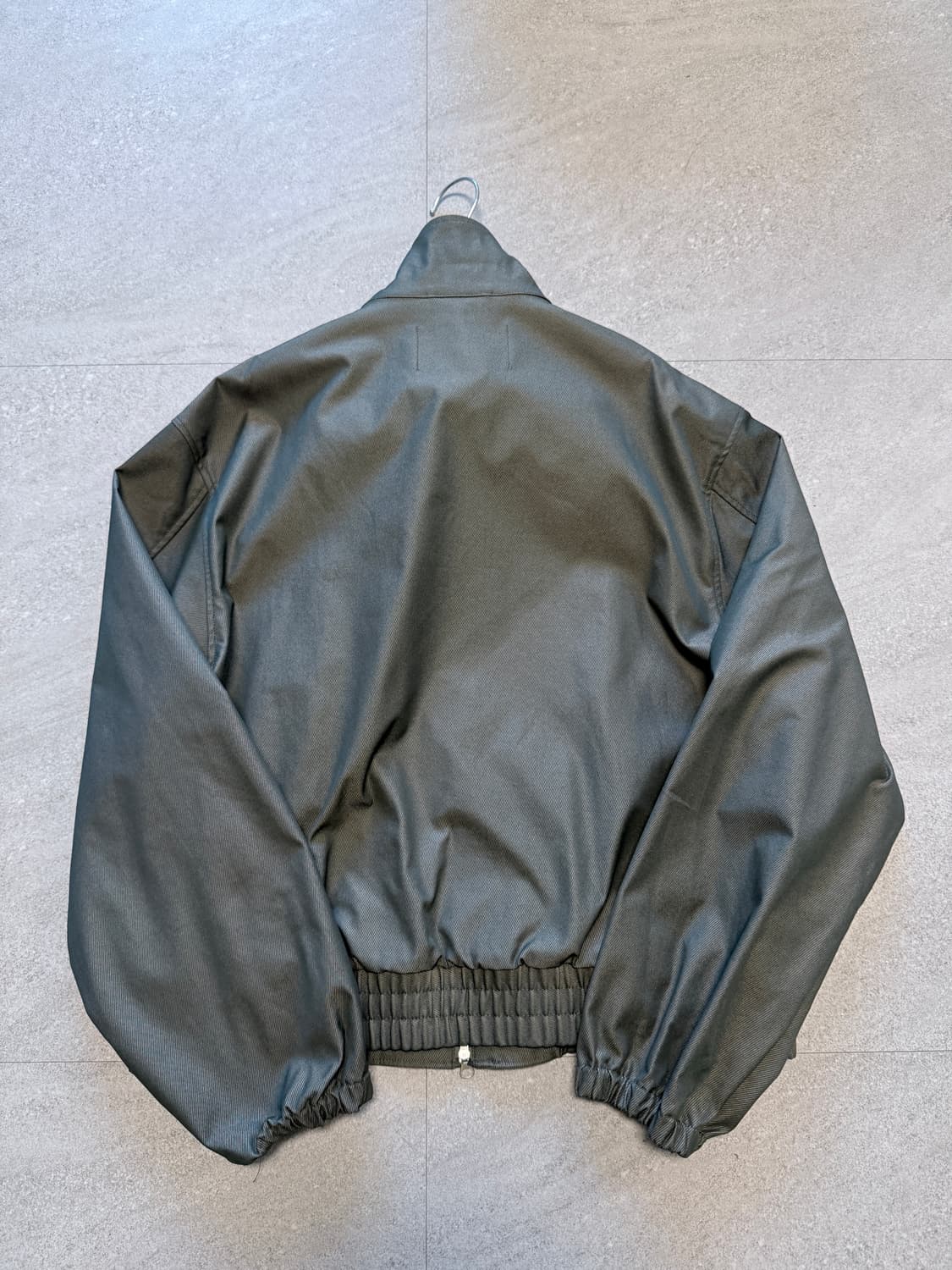 [XL] 세터 레체 투 톤 집업 자켓 글리터 그린 브라운 상품이미지2