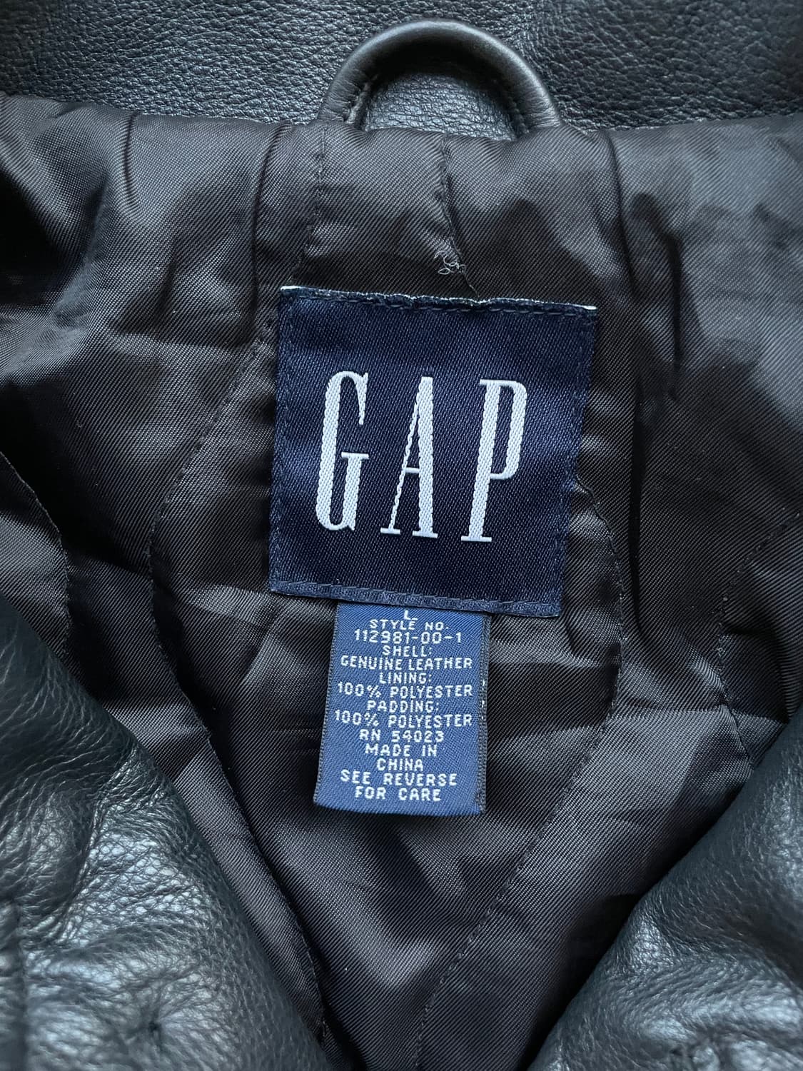 90s 올드갭 레더 카코트 gap carcoat 상품이미지3