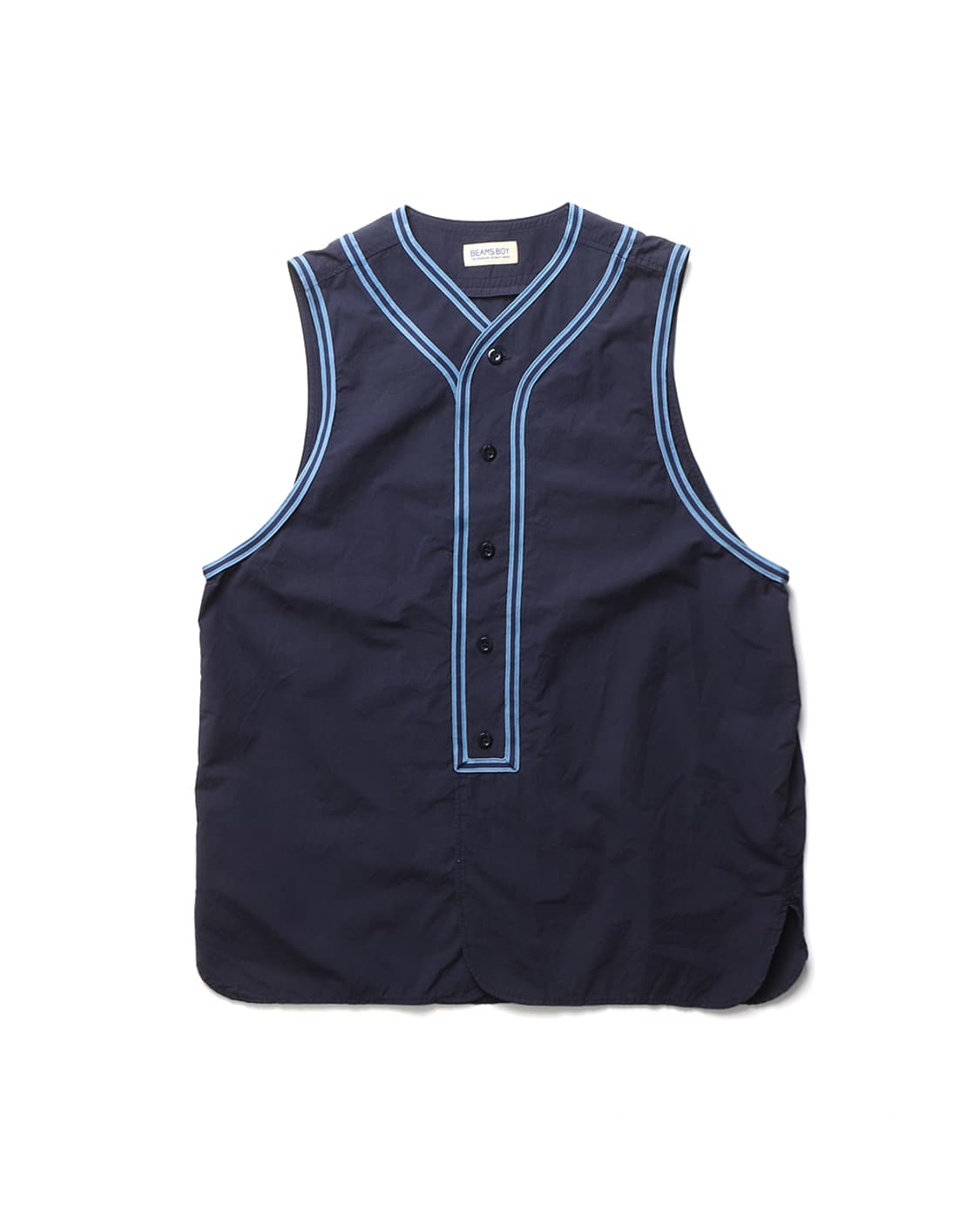 BEAMS BOY 24SS Baseball Sleeveless Shirt 상품이미지3