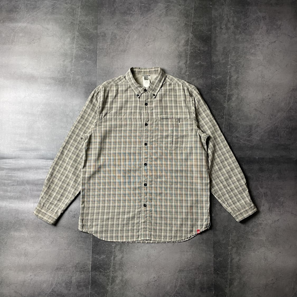 THE NORTH FACE 노스페이스 빈티지 그레이 체크셔츠 A00512 상품이미지1