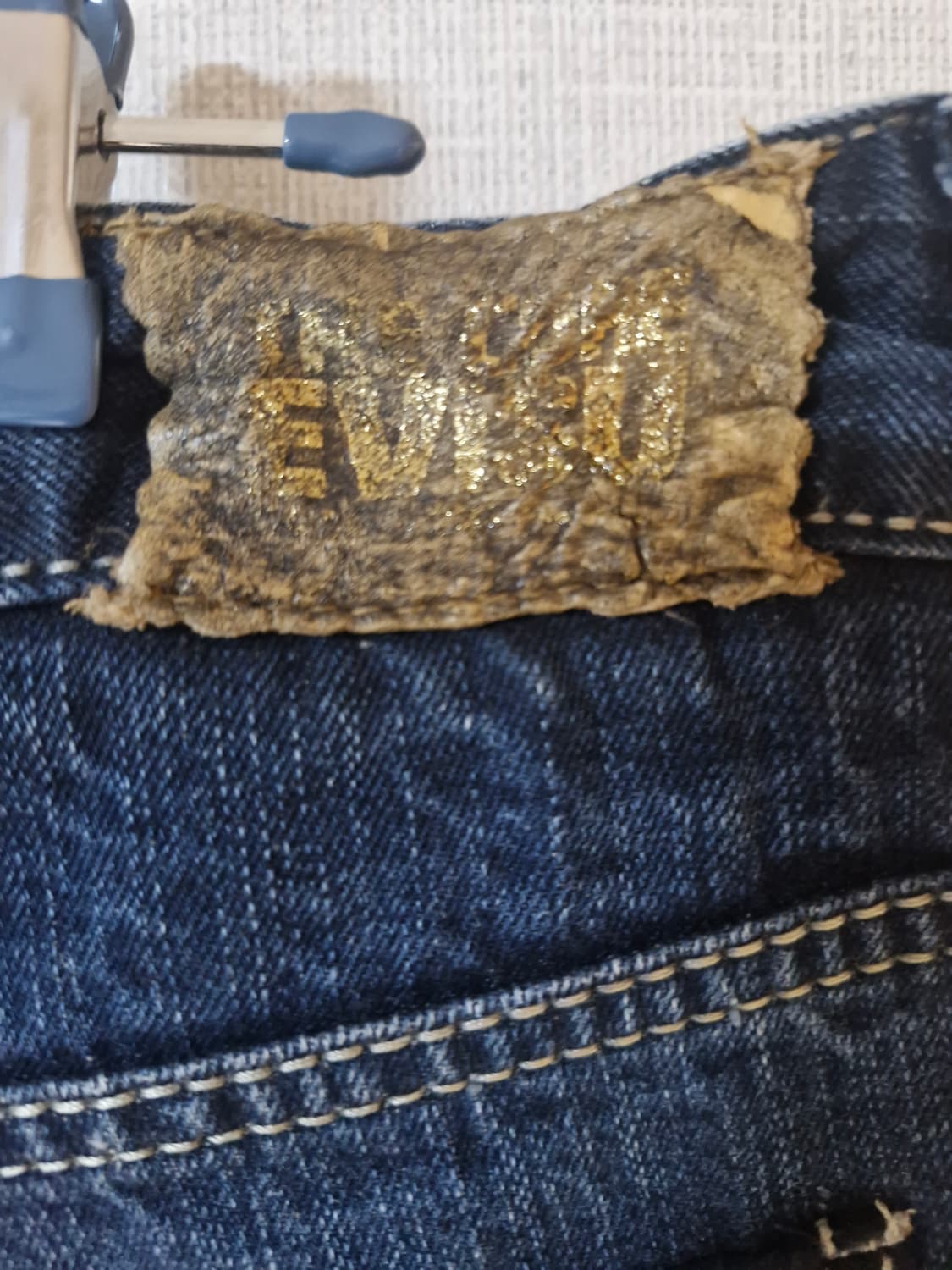 EVISU 에비수 청바지 페인트 데님 34 상품이미지3