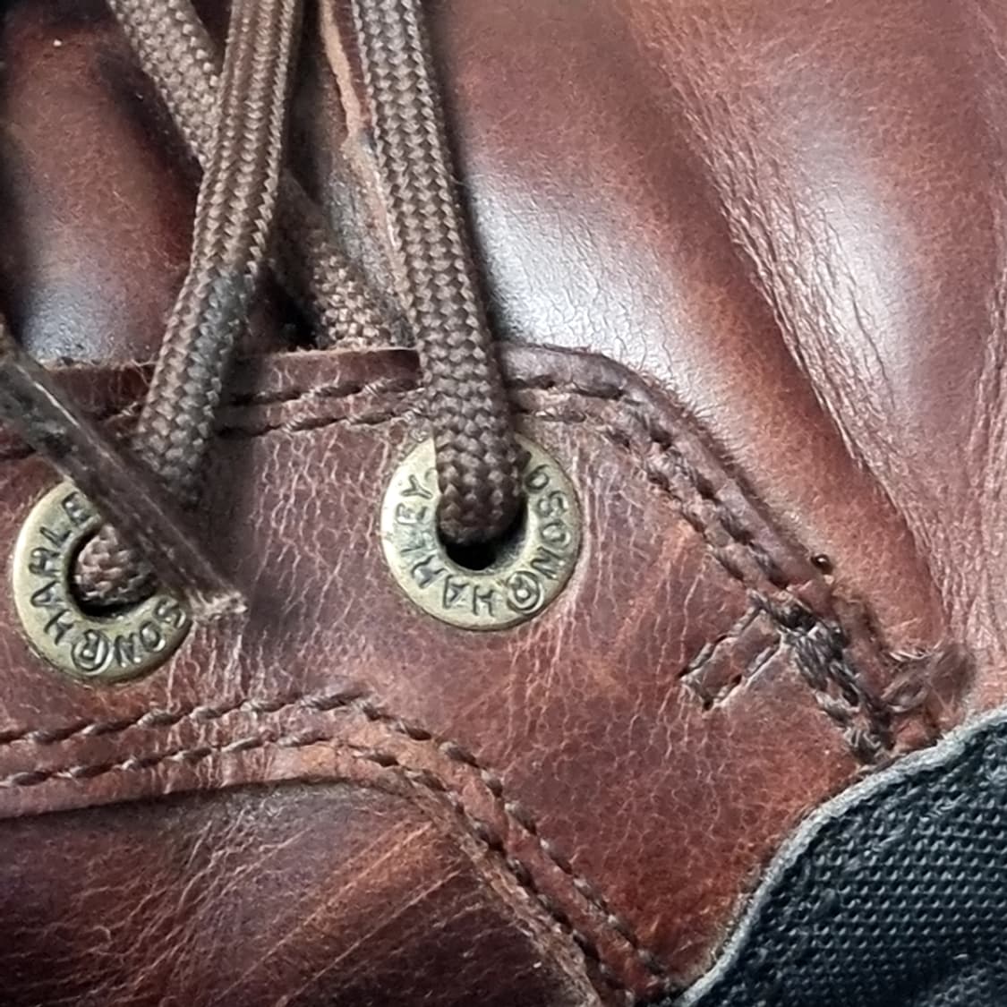 할리데이비슨 가죽 브라운 워커 부츠(uk6) 상품이미지10