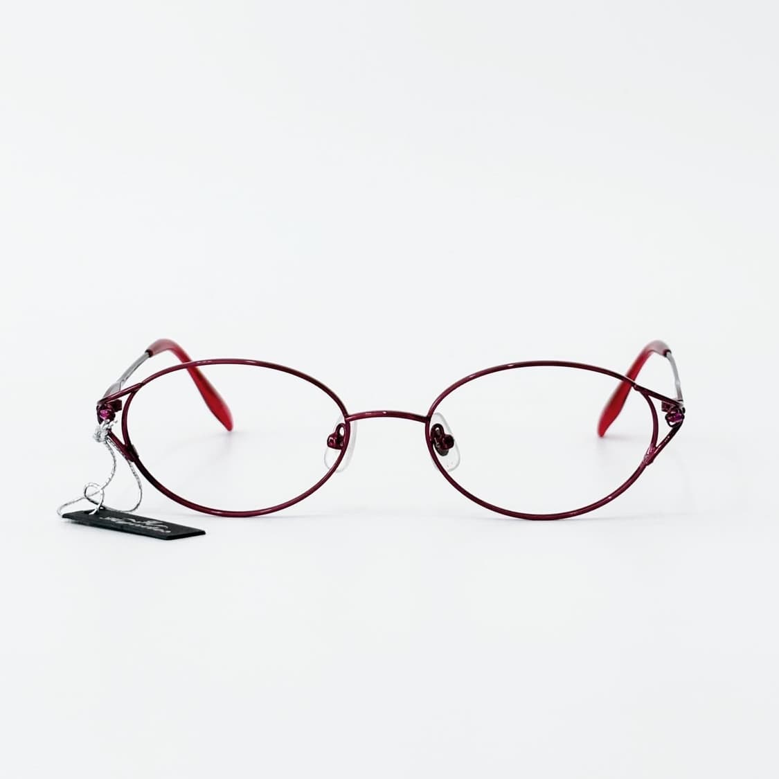 HYADES 버건디 큐빅 메탈 데드스탁 빈티지안경 상품이미지2