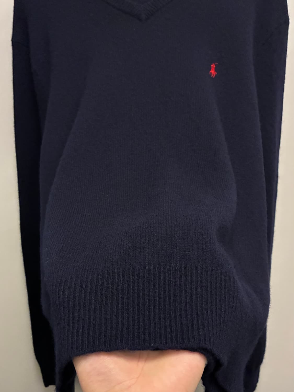 (XL)POLO 폴로랄프로렌 이태리 램스울 V넥 니트 브이넥니트 상품이미지6