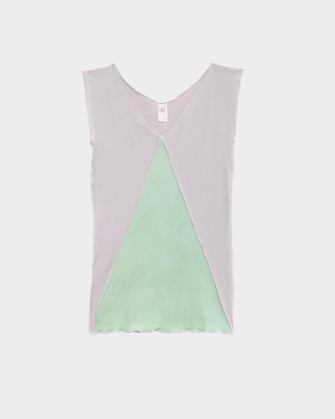 [M]베이스레인지 Phy 슬리브리스 탑/벌비 퍼플 상품이미지4