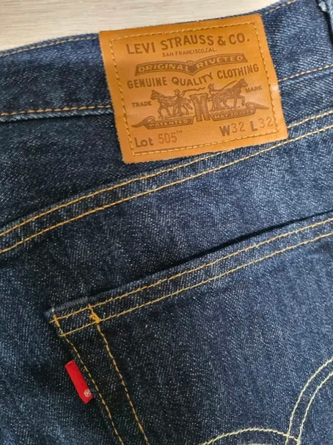 리바이스 레드탭 505(made in USA) 레귤러진 32*32 상품이미지2