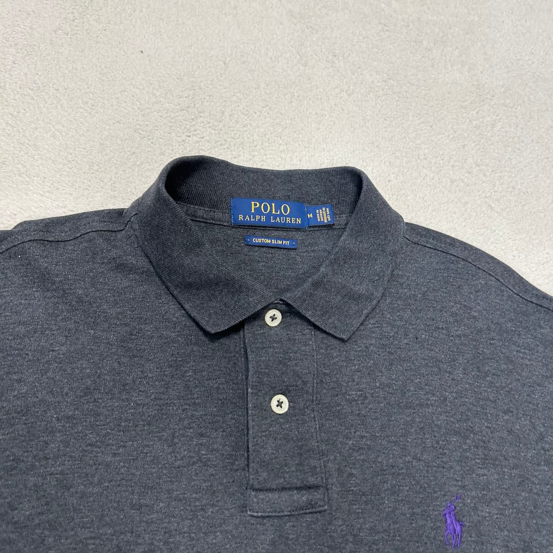 Polo charcoal collar shirt   상품이미지6