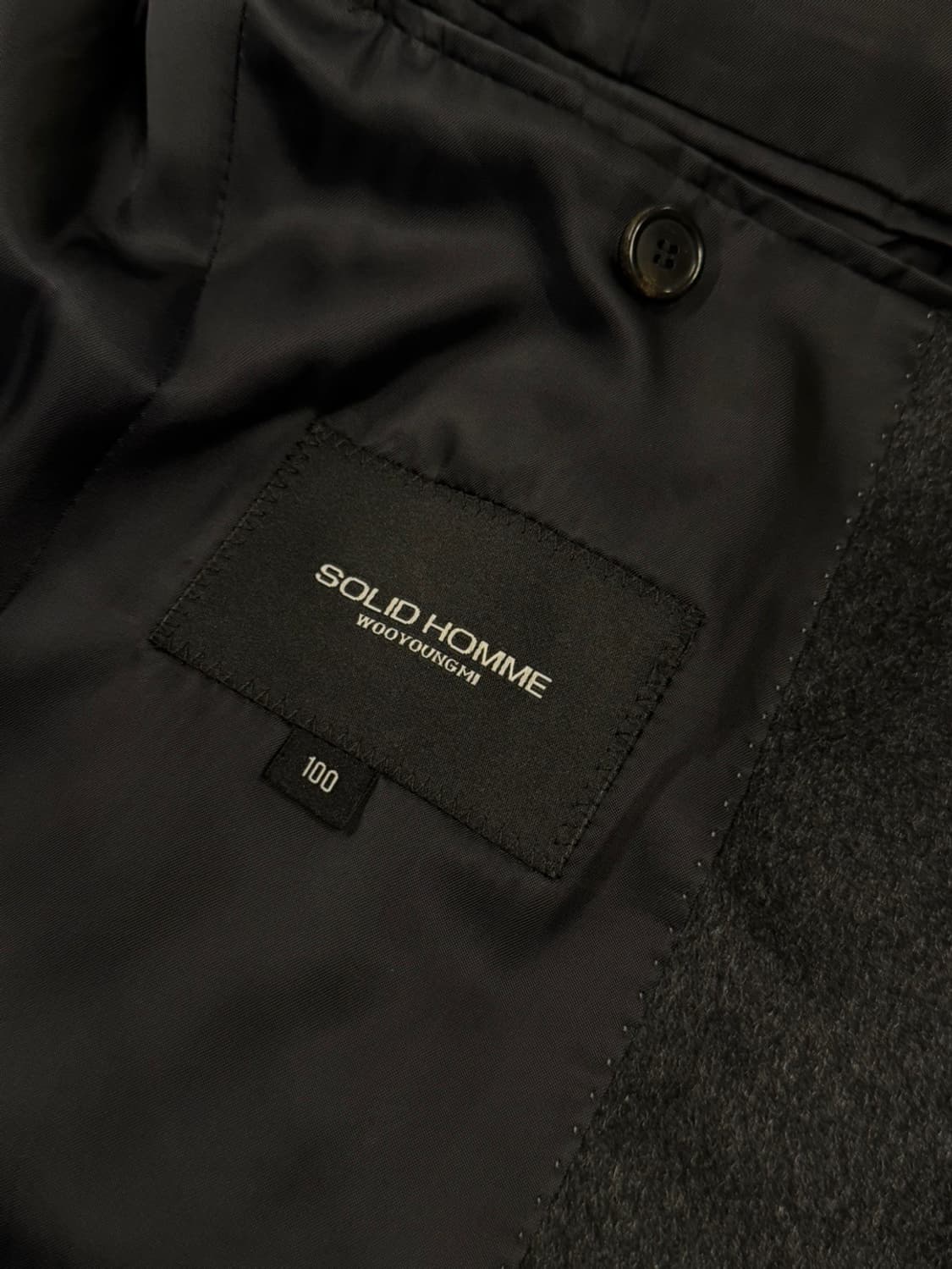 솔리드옴므 콜롬보 캐시미어 코트 남성100 상품이미지8