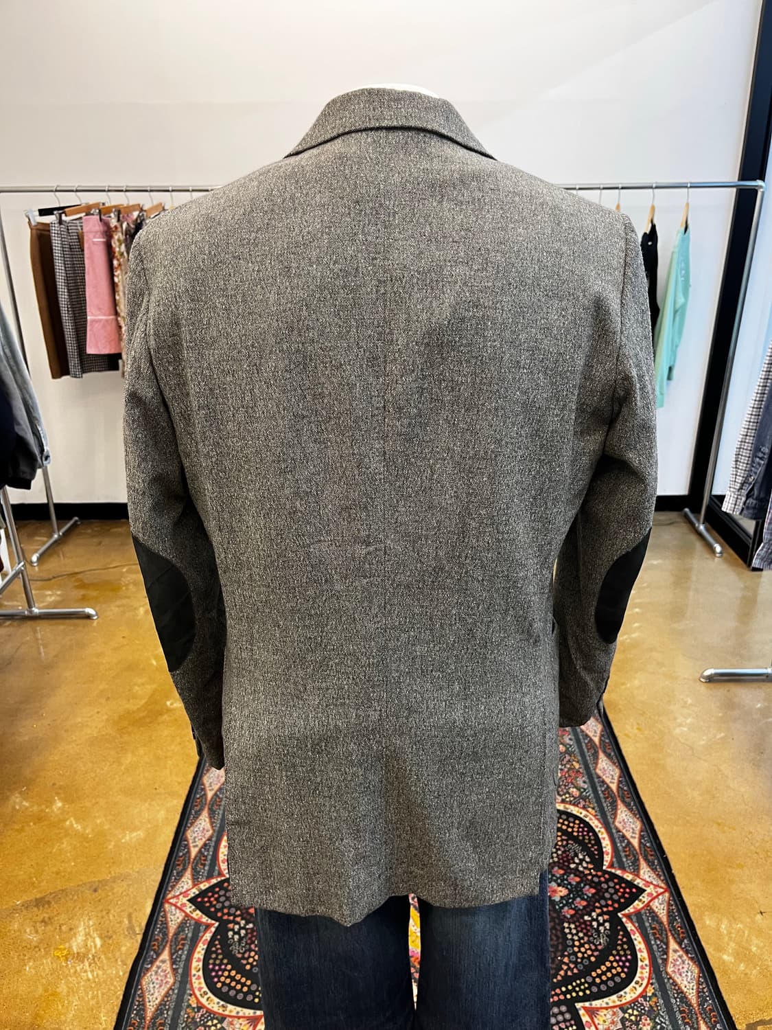 버버리 엘보우 패치 울 테일러드 블레이저 자켓 상품이미지4