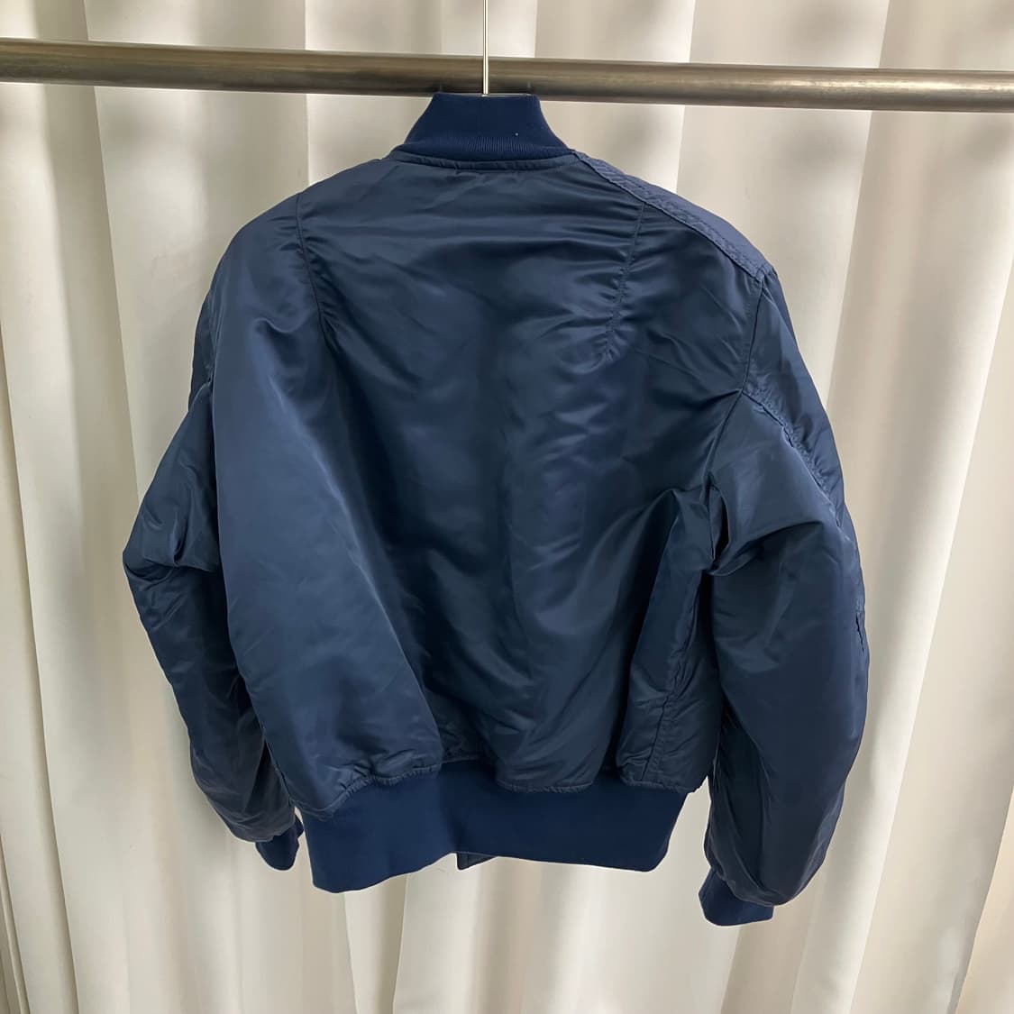 알파인더스트리 네이비 ma-1 L 상품이미지2