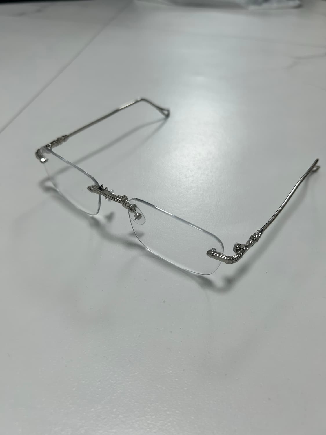 크롬하츠 느낌 무테 안경 상품이미지1