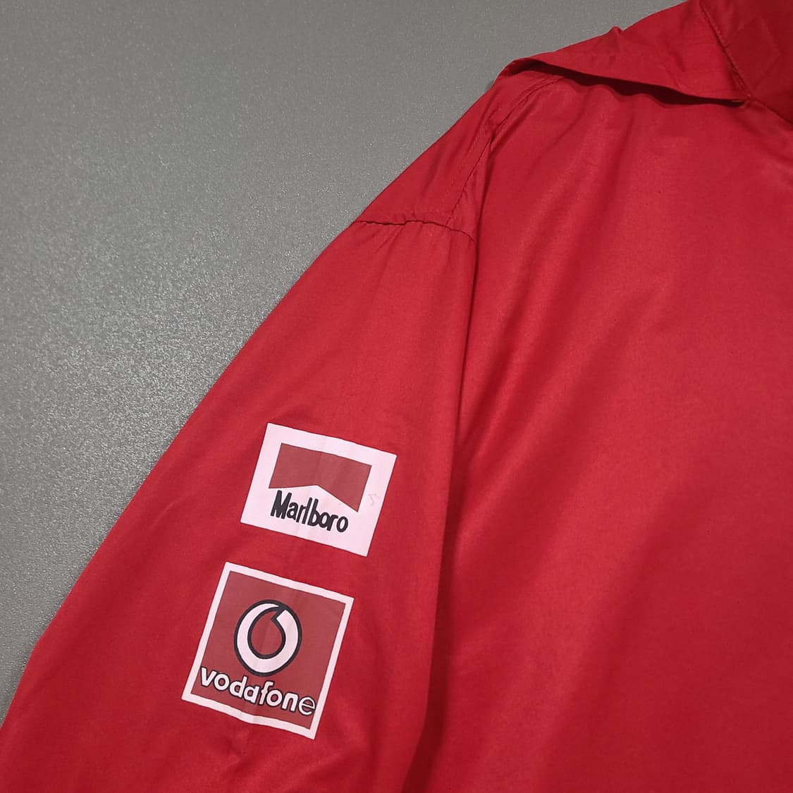 SPOL 빈티지 페라리 말보로 보다폰 스폰서 바람막이 집업 자켓 XL 상품이미지4