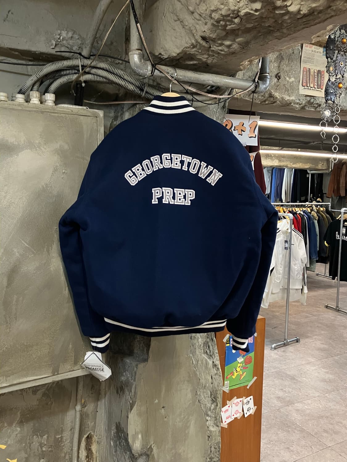 홀로웨이 바시티 자켓 네이비 M #csz3543 상품이미지2