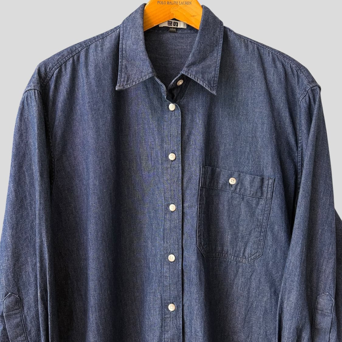 (여성S)유니클로U 오버사이즈 데님셔츠 상품이미지2