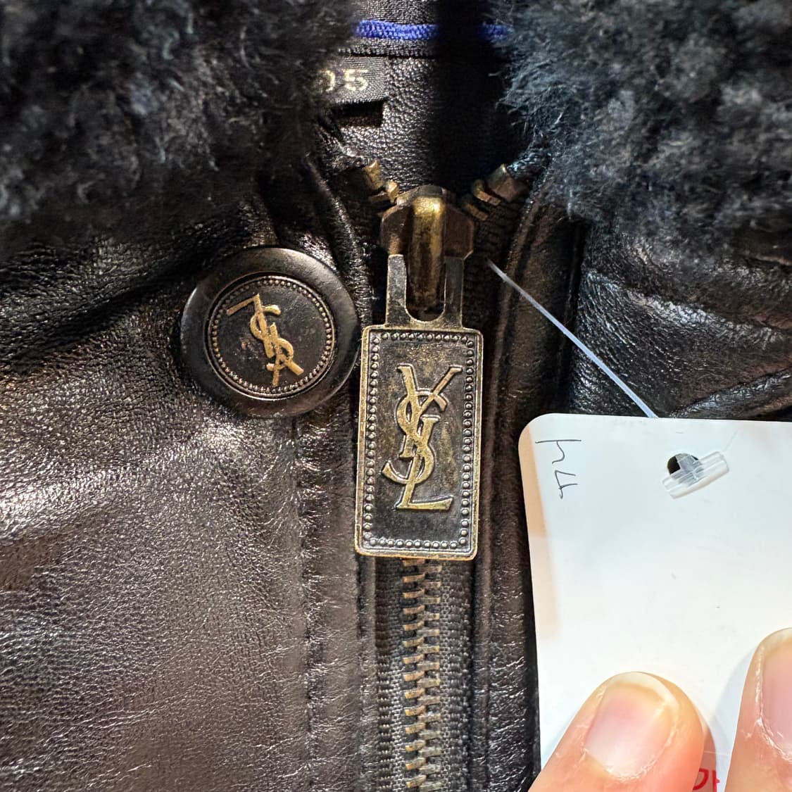 [M] YSL 입생로랑 빈티지 가죽 자켓 상품이미지2