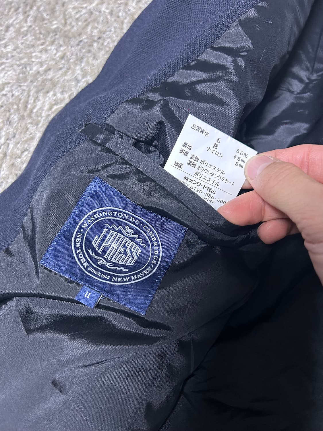 J PRESS golf 모직 블레이저 105~110 상품이미지4