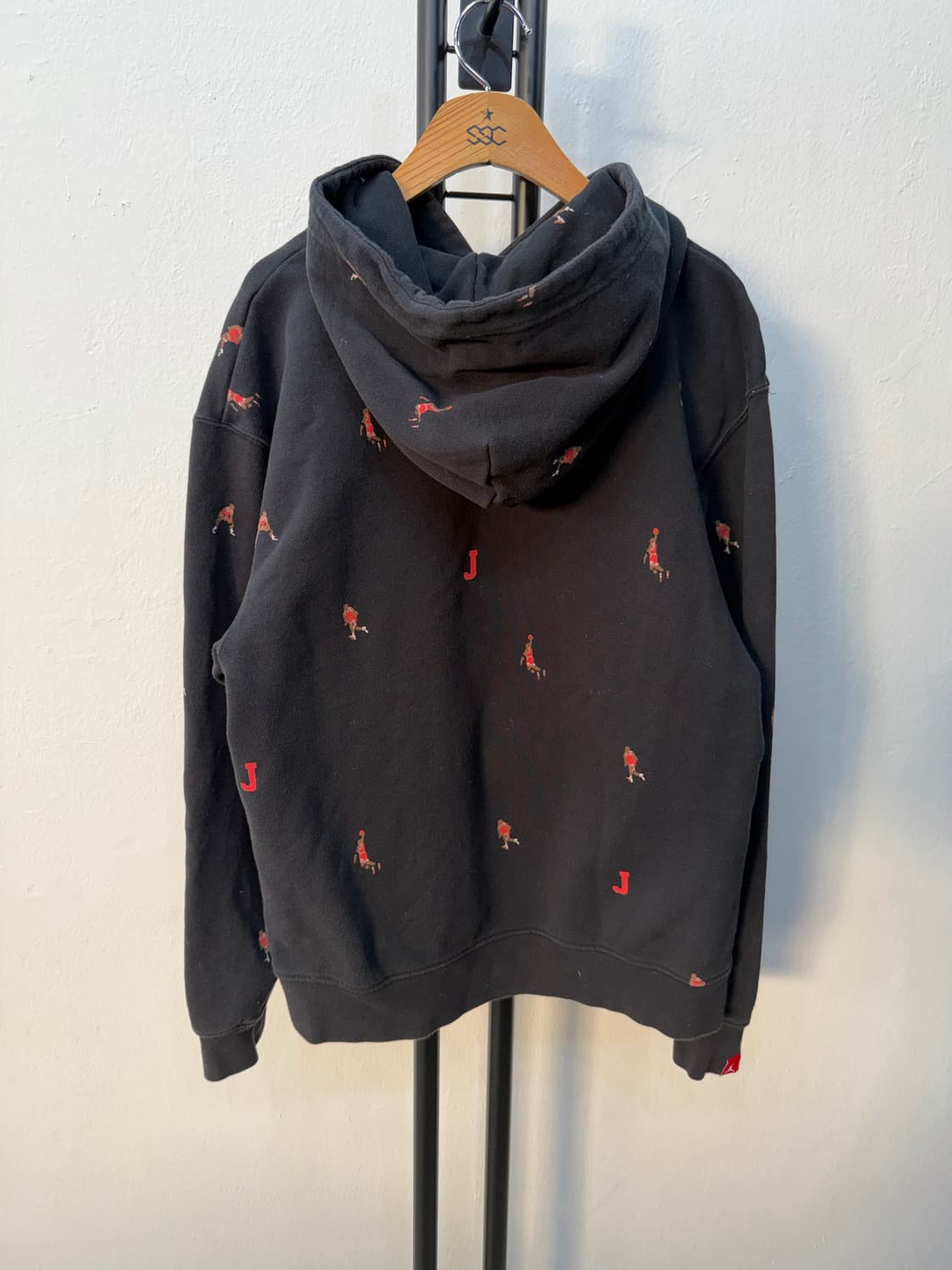 정품) 나이키 조던 올오버 프린트 후드 트레이닝 세트 M 상품이미지3