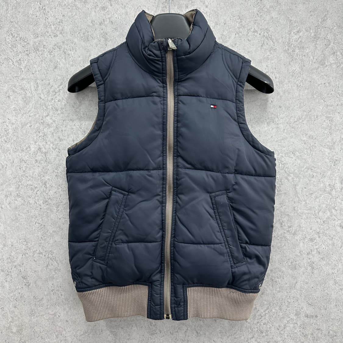 90 타미힐피거 여자 양면 리버서블 웰론 패딩조끼 상품이미지2