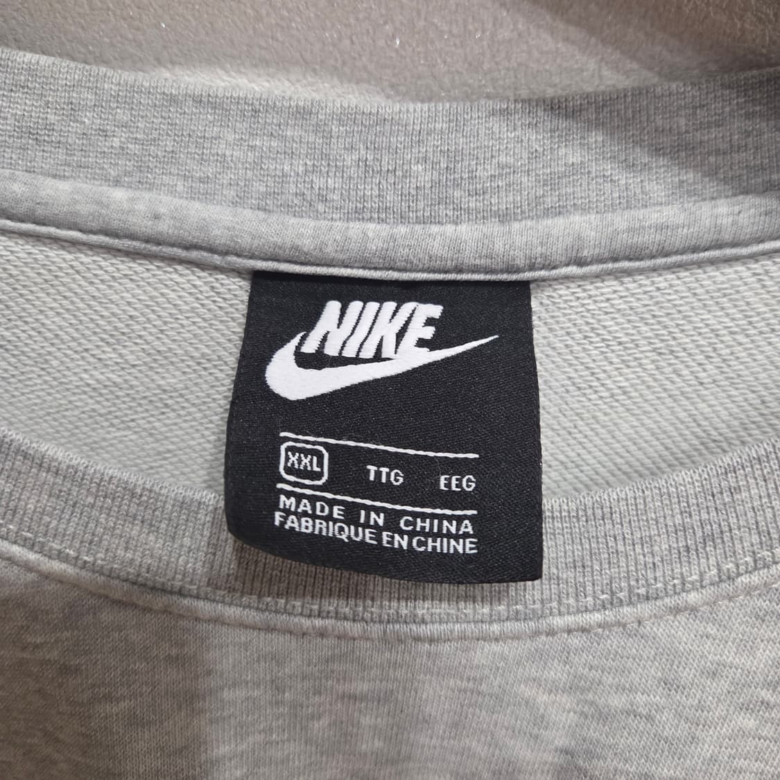 회색 나이키 클럽 맨투맨 2xl 상품이미지2