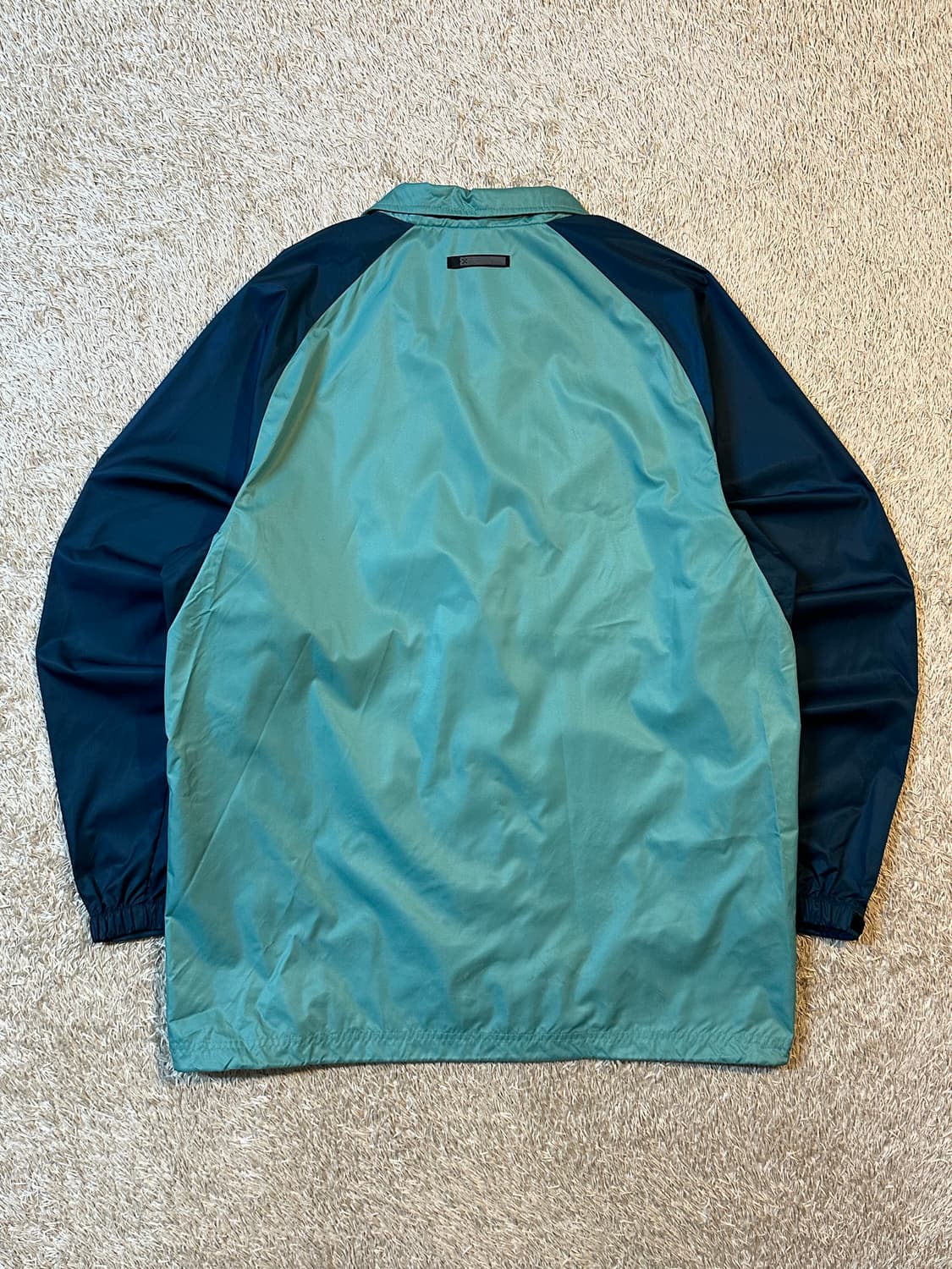 00's 나이키 올드스쿨 스우시 배색 바람막이 자켓 민트 상품이미지4