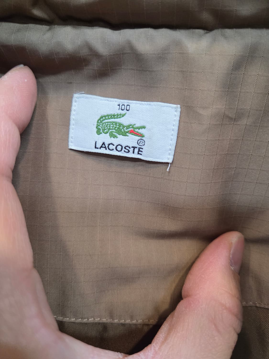 라코스테 덕다운 패딩 L 상품이미지3