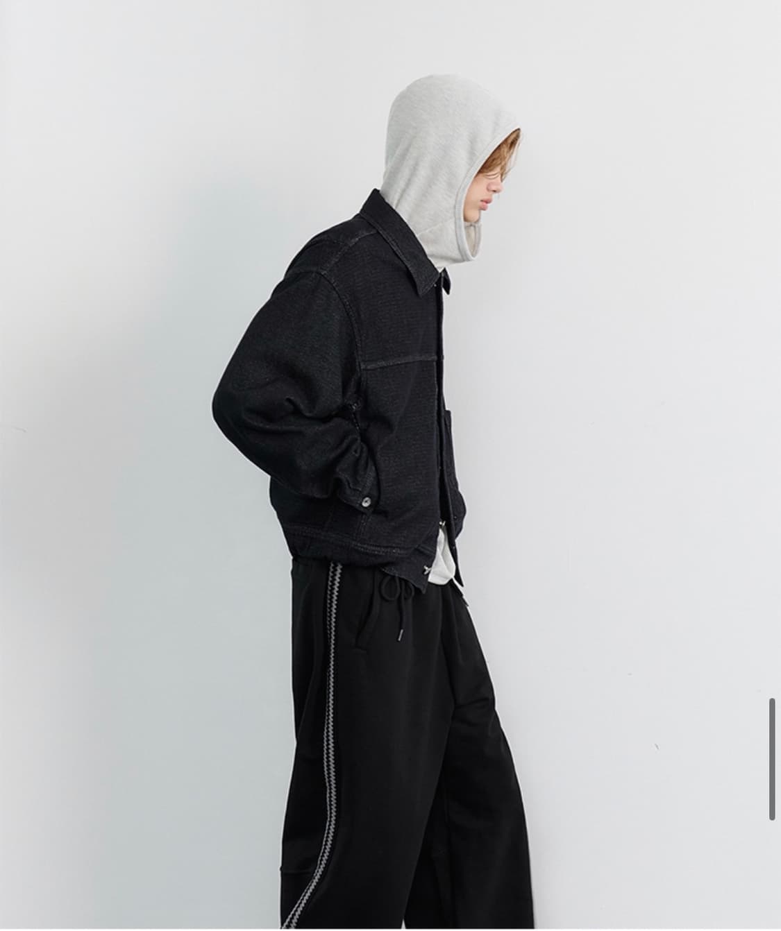 (새상품) 노운 - 25fw honeycomb 데님 트러커 자켓 상품이미지6