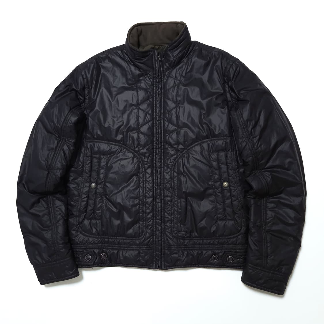 디젤 00s 아카이브 하이넥 퀼팅 숏패딩 자켓 상품이미지1