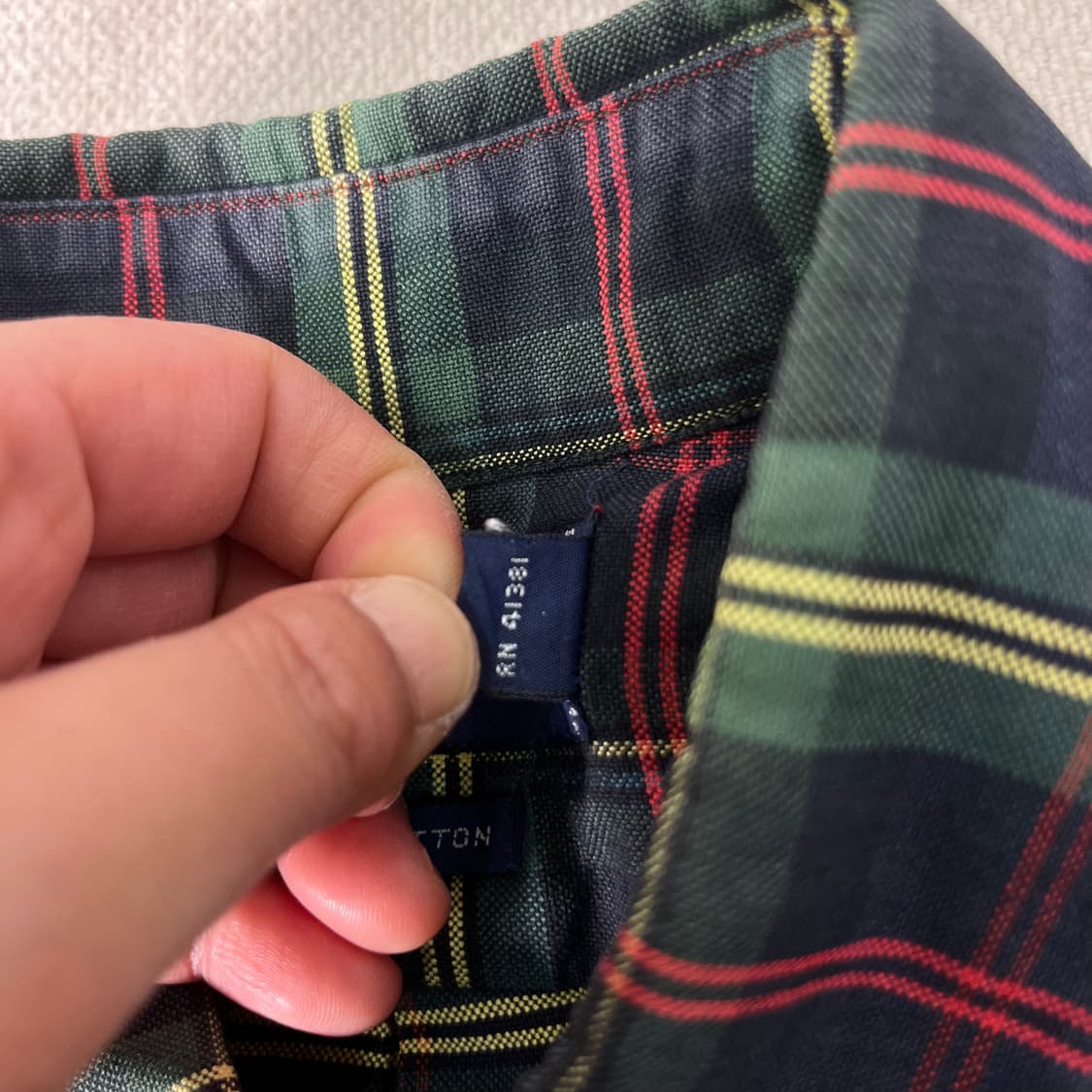 105 폴로랄프로렌 방패로고 빈티지 체크 셔츠 상품이미지5