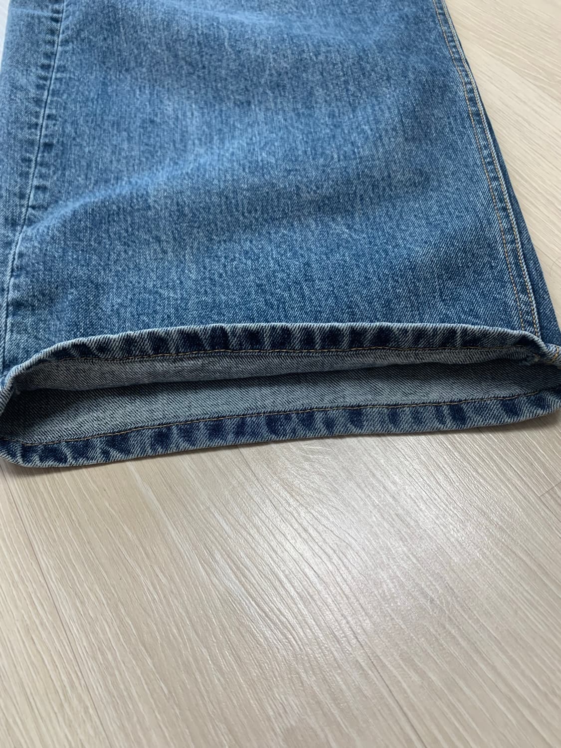 [ 4(L) ] 해칭룸 와이드 커브진 블루 상품이미지2