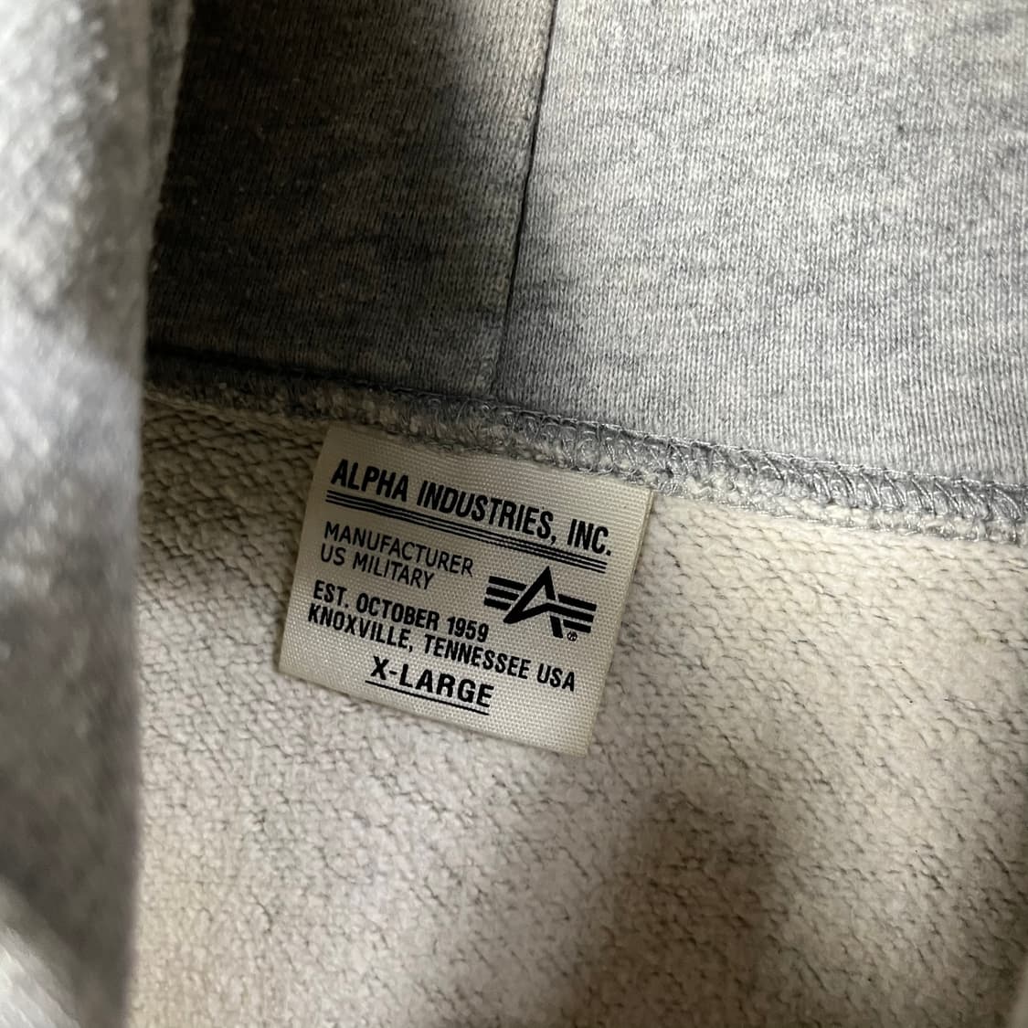 [ALPHA INDUSTRIES] 알파 인더스트리 카모 로고 후드 상품이미지5