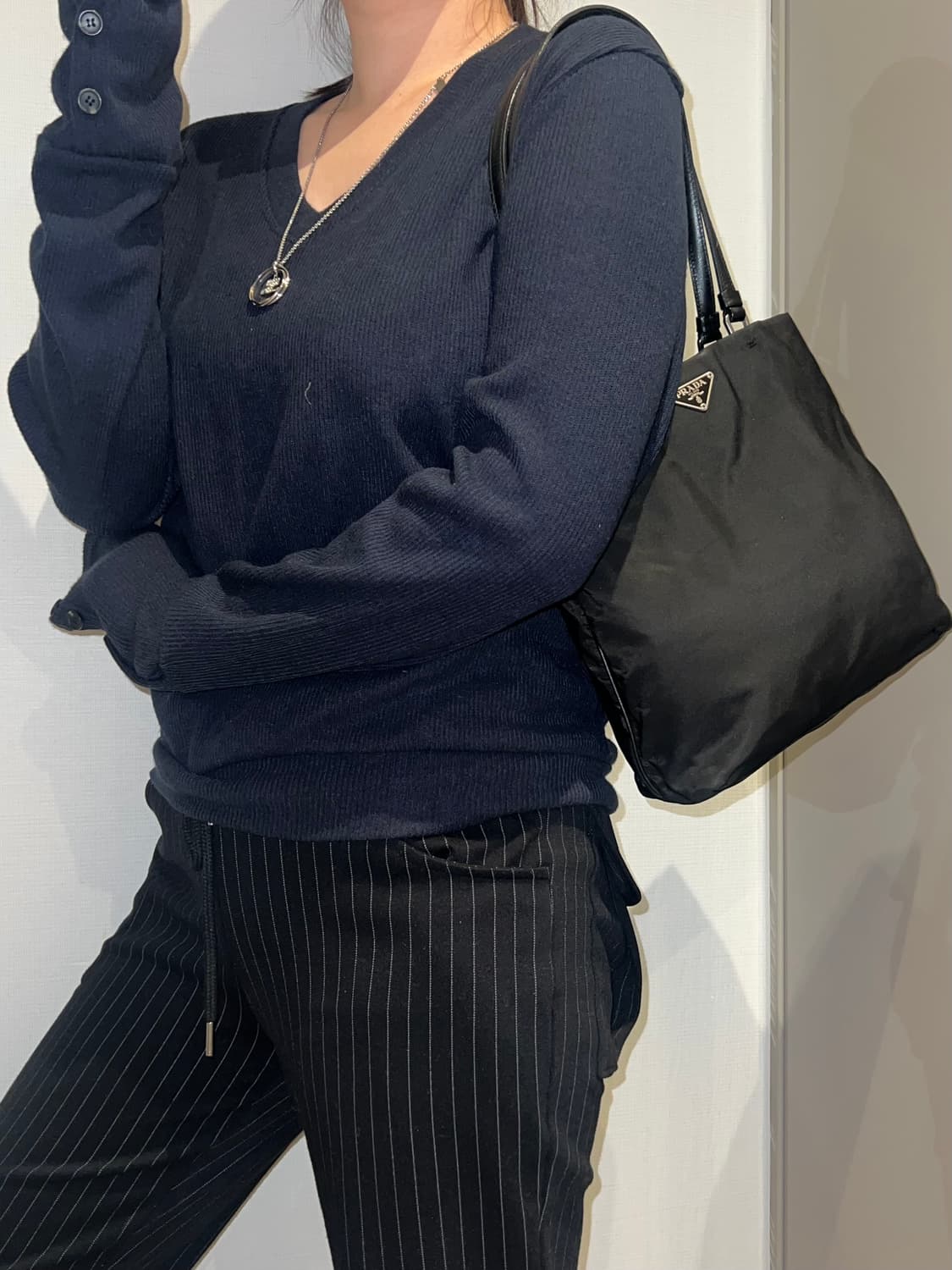 프라다 나일론 숄더백 상품이미지3