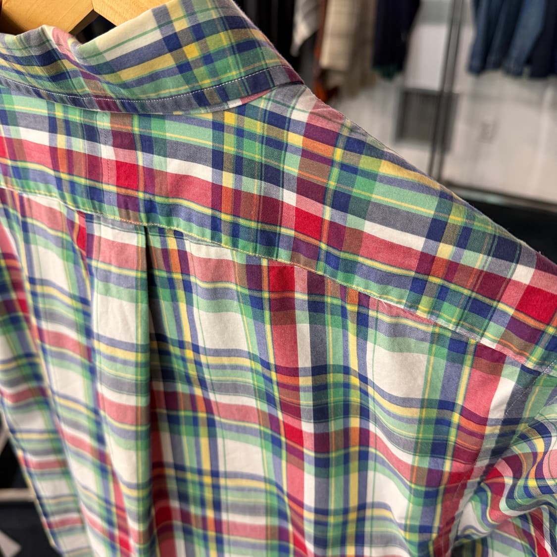 [M] 폴로 랄프로렌 커스컴핏 체크 반팔셔츠 상품이미지5