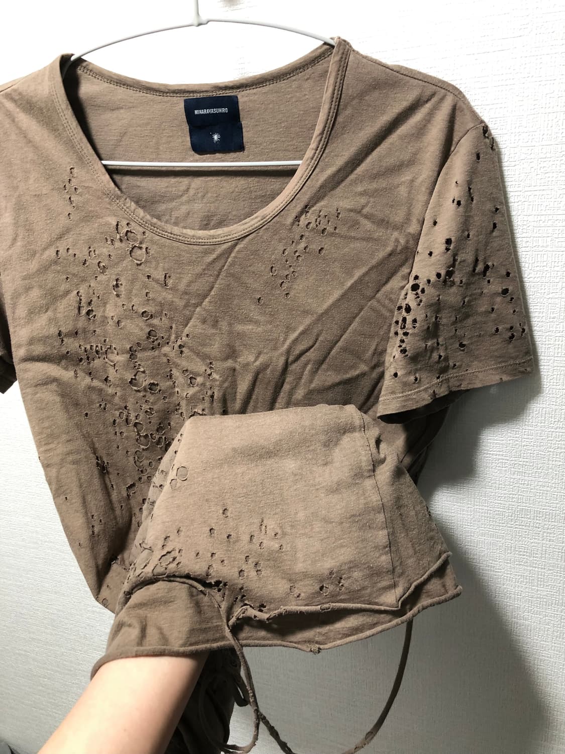 미하라야스히로 총알 디스트로이드 레이어드 티셔츠 상품이미지1