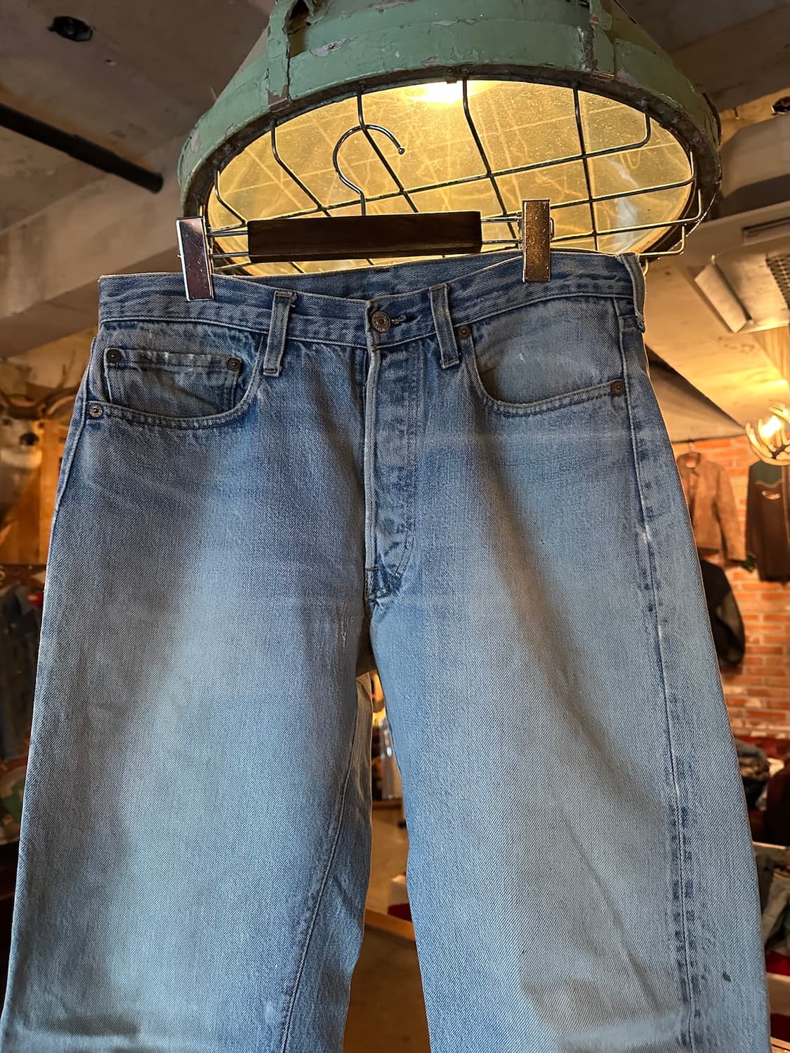 80s USA 빈티지 리바이스 501 셀비지 데님 팬츠 상품이미지2