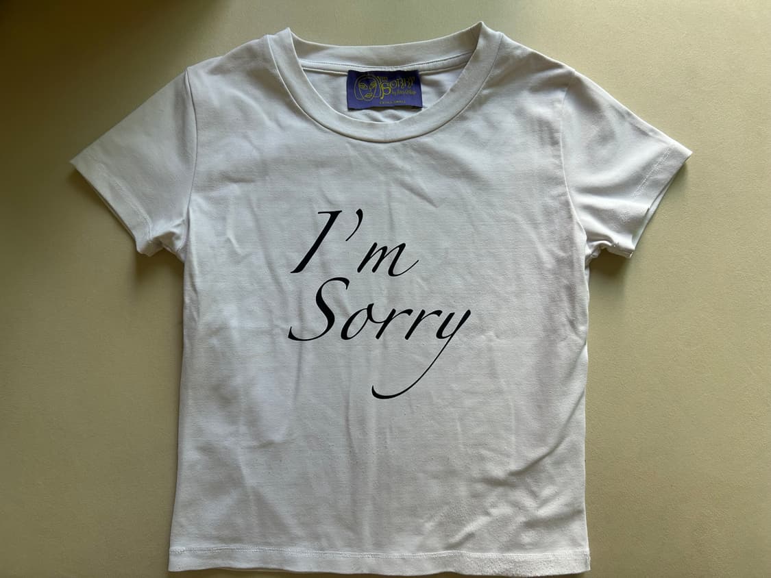Im sorry by petra collins 티셔츠 상품이미지1