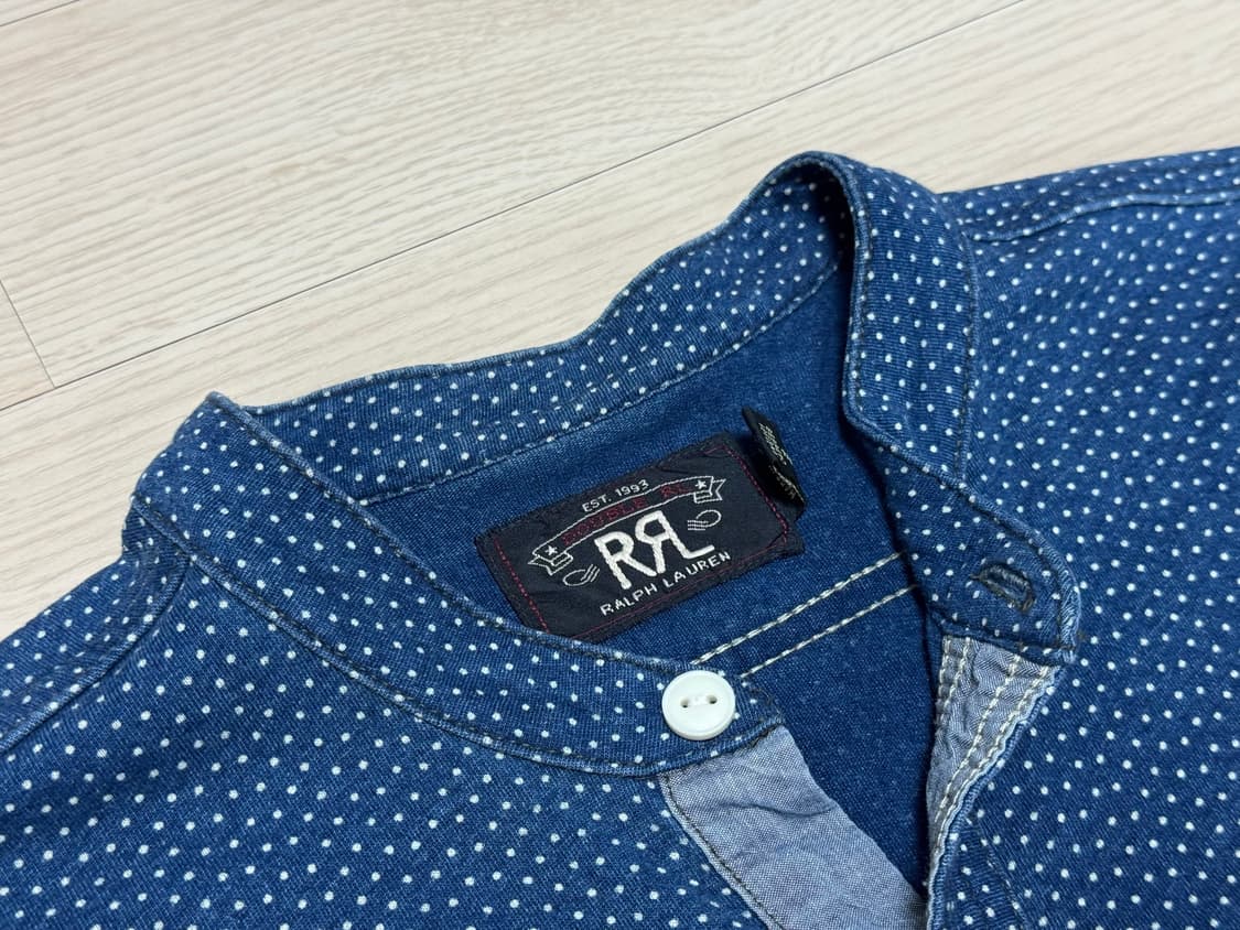 RRL 폴카닷 풀오버 워크셔츠 S 상품이미지2