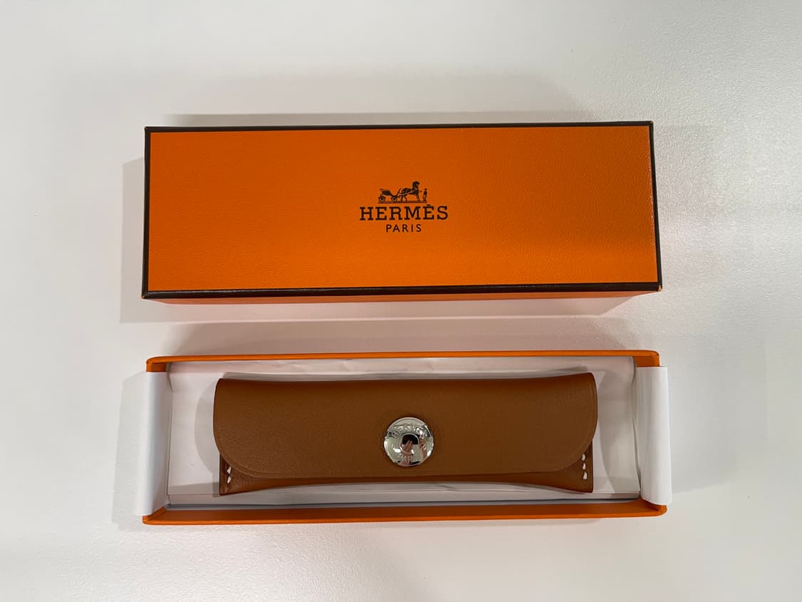 에르메스 코옴 빗 케이스 브라운 Hermes 상품이미지5