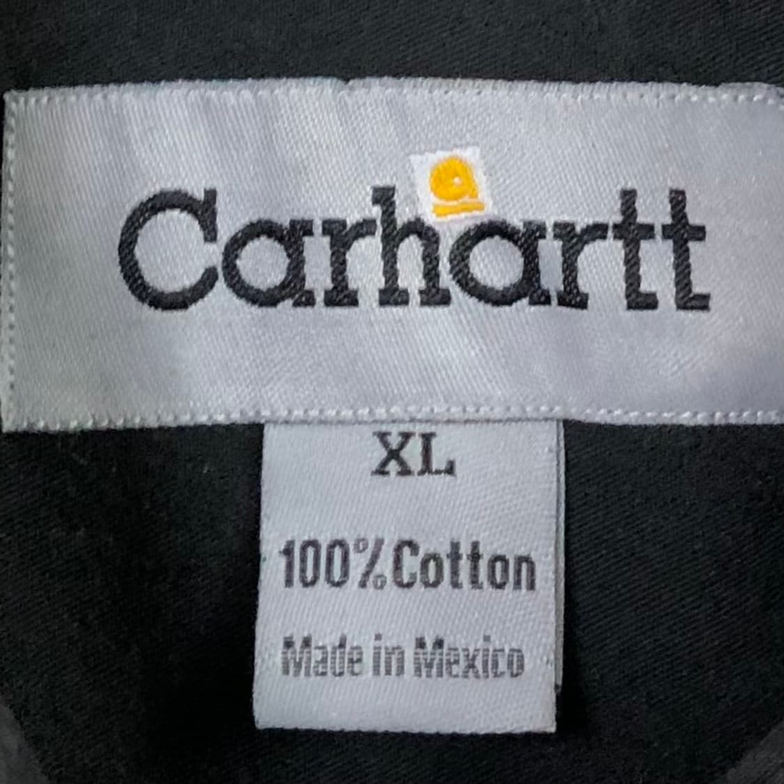 XL 칼하트 블랙 워크 셔츠 상품이미지3