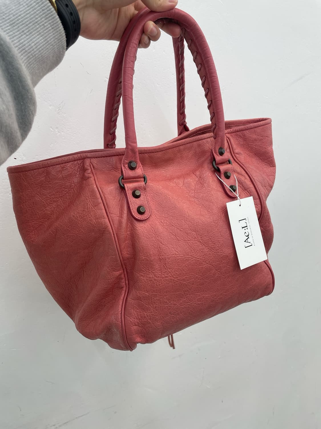 발렌시아가 모터 토트백 숄더백 상품이미지5