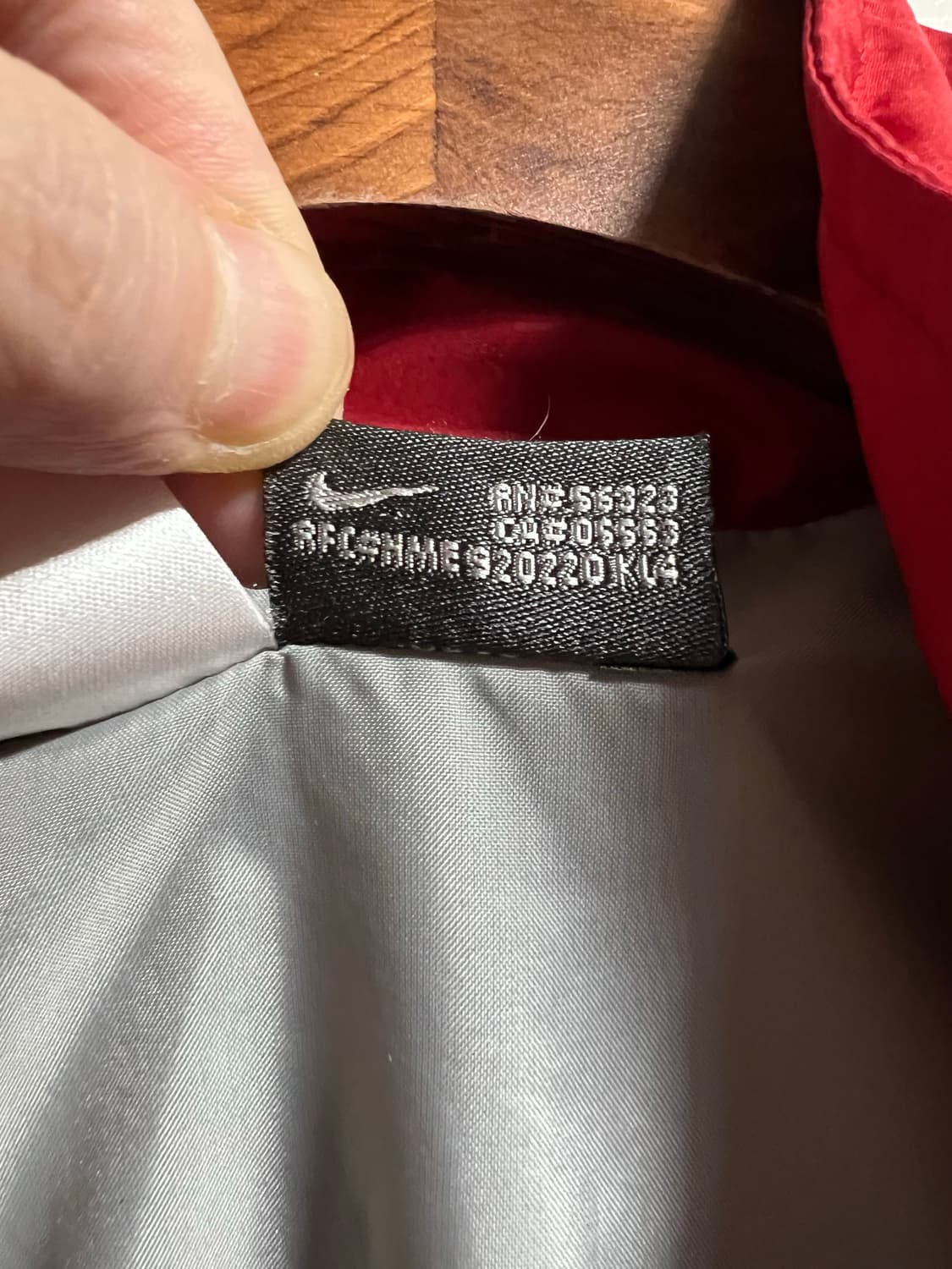 00s 나이키 레드 바람막이 자켓 상품이미지5