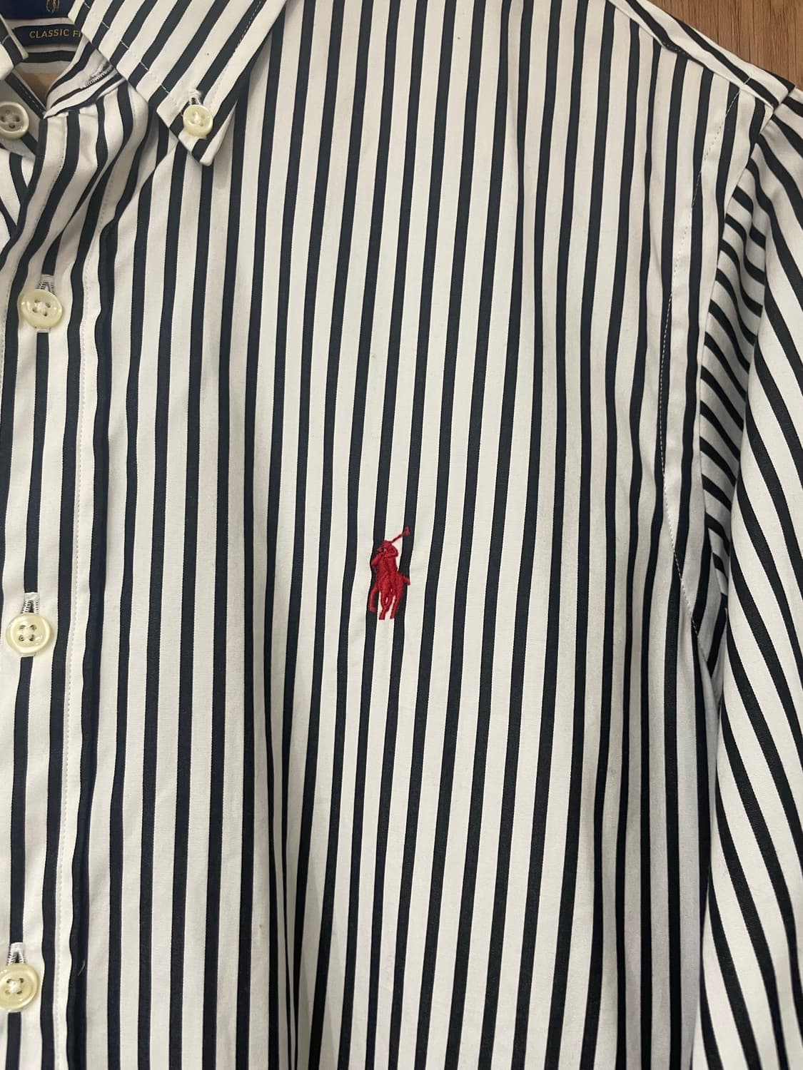 랄프로렌 스트라이프 클래식핏 남성 셔츠 M 상품이미지2