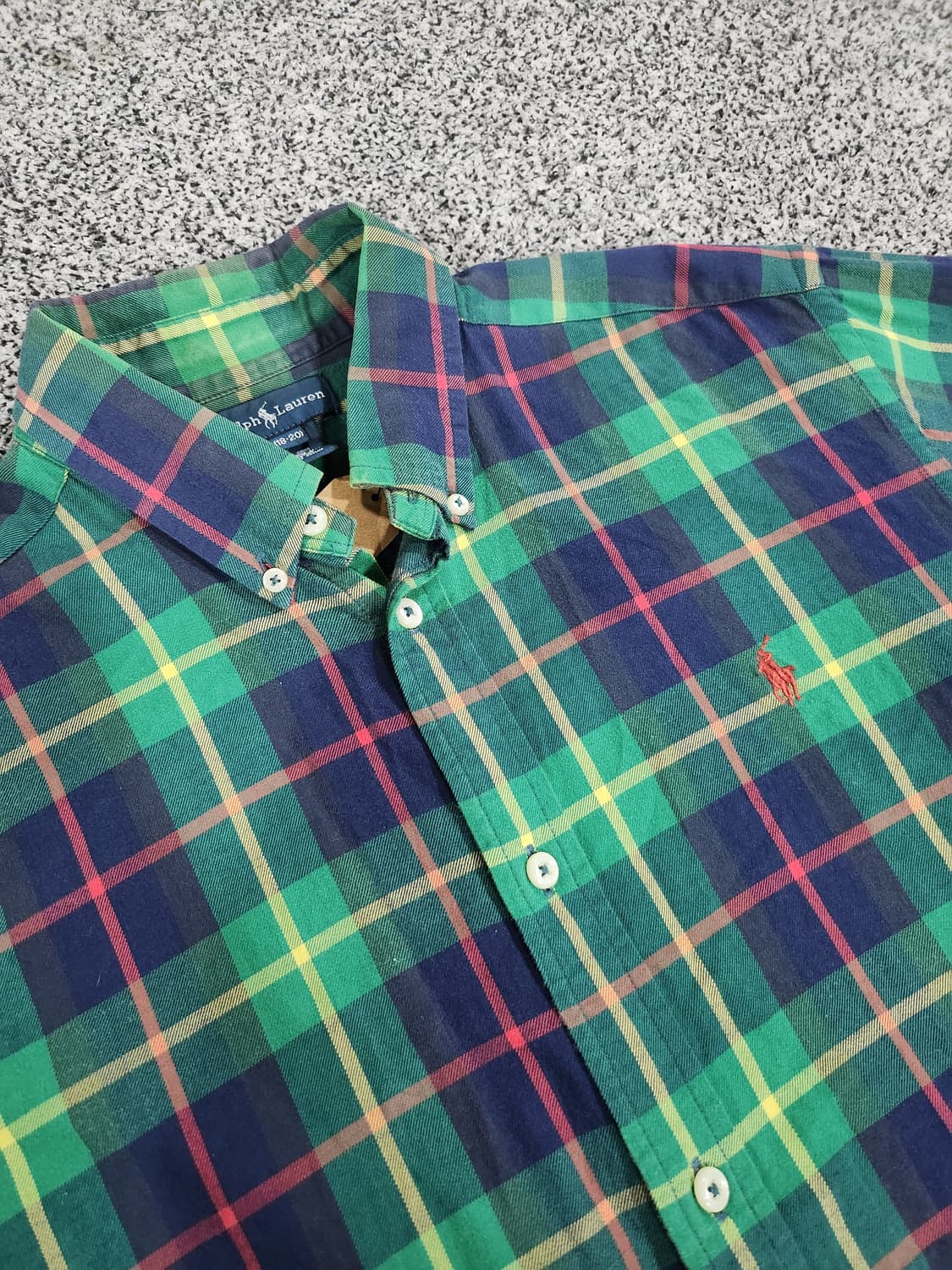 **폴로 랄프 로렌(Polo Ralph Lauren) 체크 셔츠 ​-XL 상품이미지6