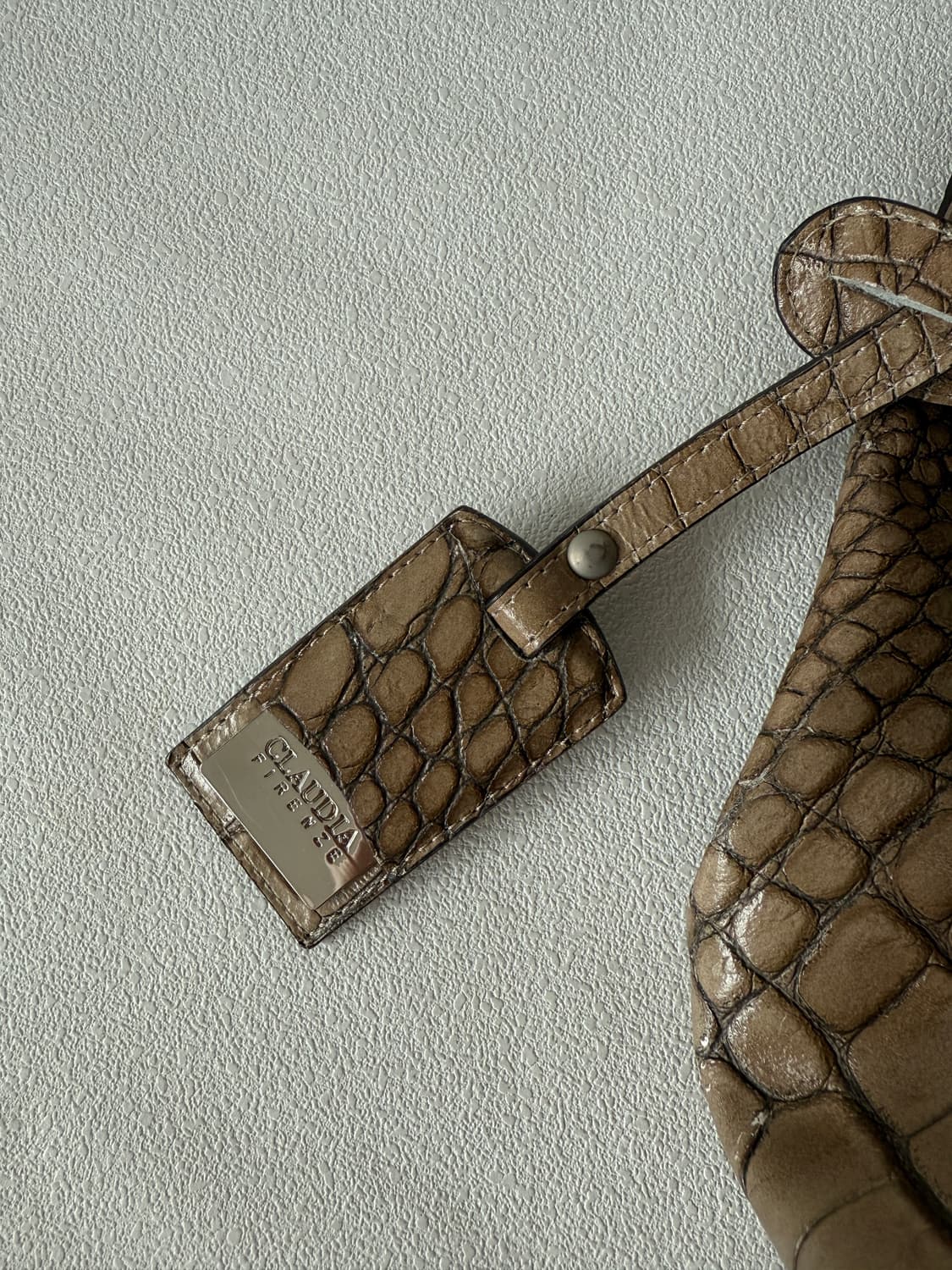 CLAUDIA 크로커 뱀부 토트백(ITALY) 상품이미지6