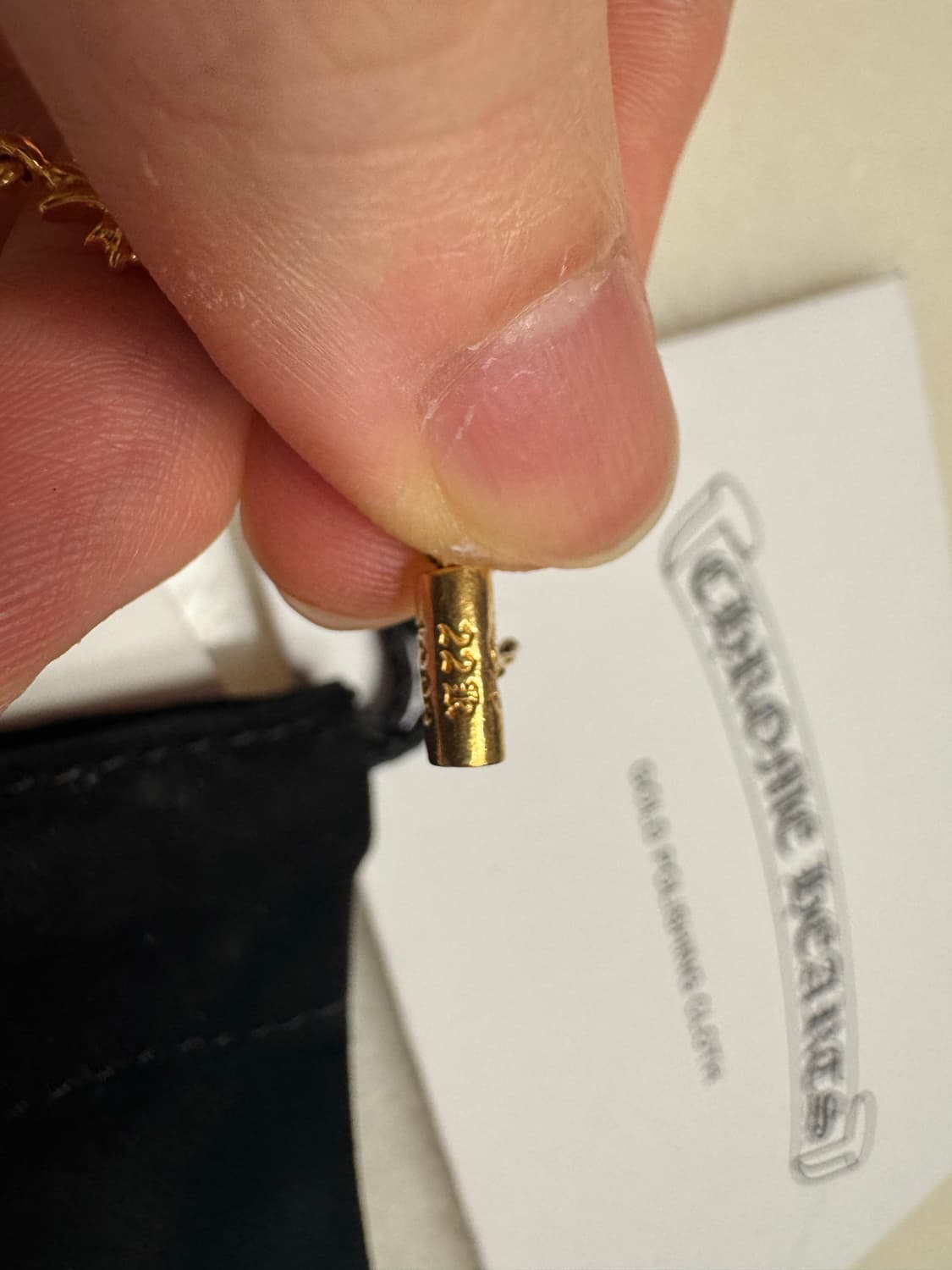 크롬하츠 타이니 팔찌 22k(12링크) 상품이미지4