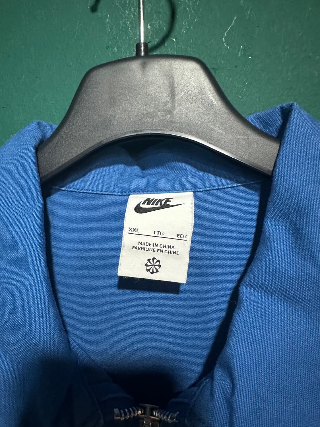 나이키 트랜드 오버코튼 반집업 반팔티 XXL 상품이미지4