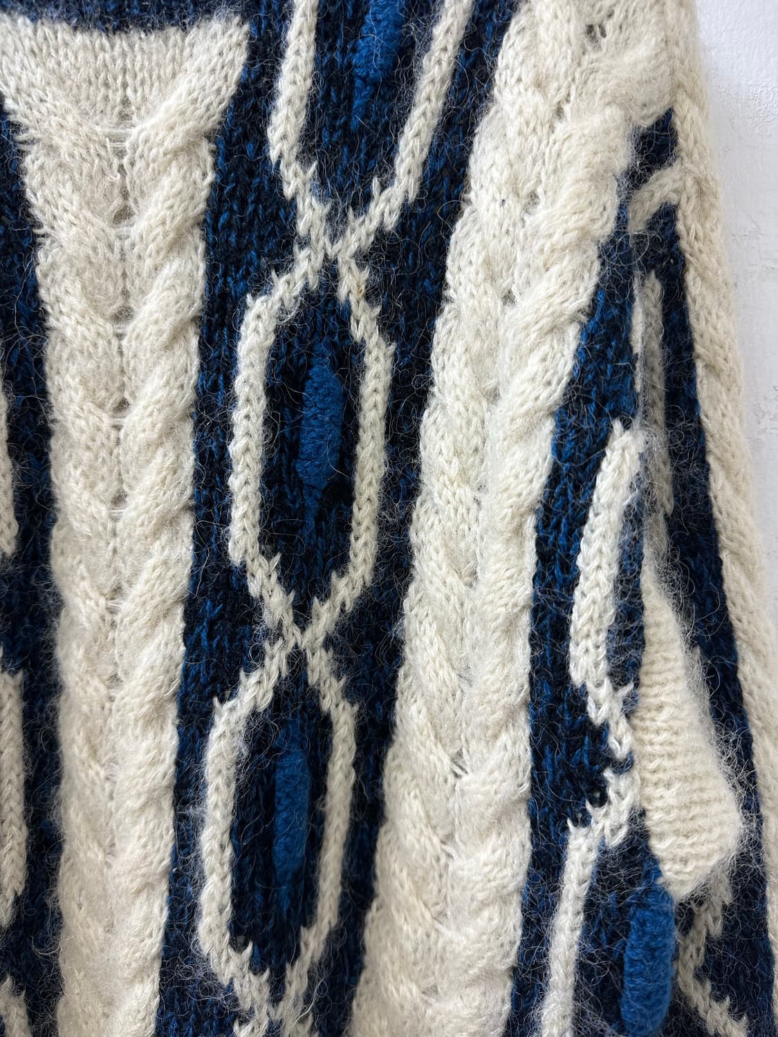 일본빈티지 FREELANCER 케이블 니트 울 풀오버 스웨터 상품이미지2