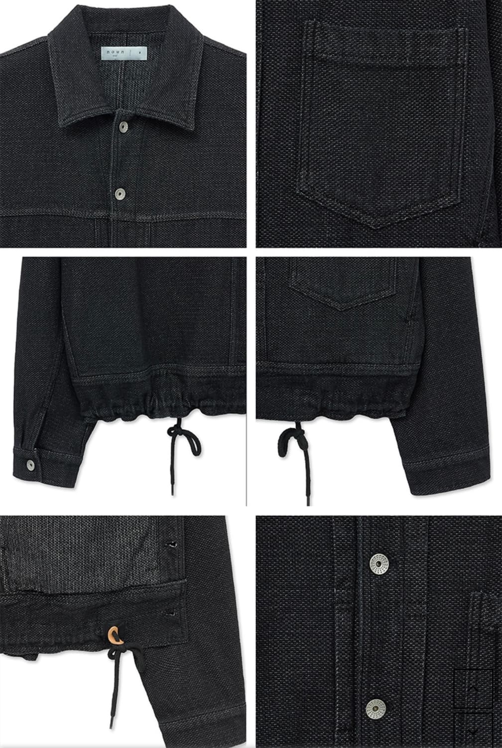 (새상품) 노운 - 25fw honeycomb 데님 트러커 자켓 상품이미지9