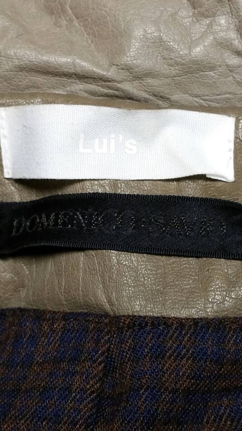 Lui's x DOMENICO+SAVIO 후드 레더 자켓 상품이미지4